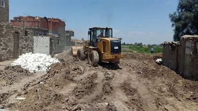 إزالة 7 حالات تعدٍ على الأراضي الزراعية بمساحة 28 ألف متر في البحيرة