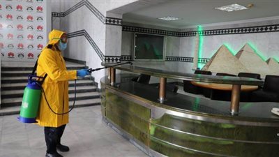 وزير القوى العاملة يتابع إجراءات تعقيم ديوان الوزارة