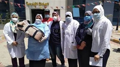 تعافي والدة أول مولود في الحجر الصحي بمستشفى العجمي