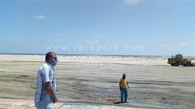 شاطئ جمصة بلا مواطنين ومصطافين في رابع أيام عيد الفطر| فيديو