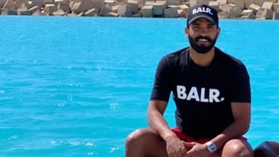 صالح جمعة يستجم في حظر كورونا