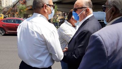 محافظ القاهرة يتفقد أسفل كوبري الميرغني | صور