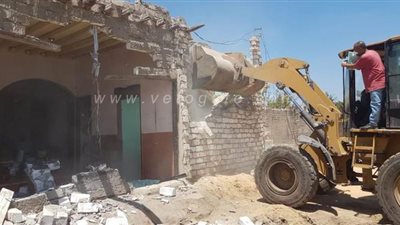 تنفيذ 51 إزالة واسترداد 1500 متر من أراضي أملاك الدولة بالغربية | صور