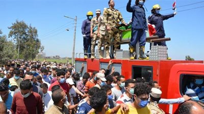 بالكمامات.. جنازة شعبية للشهيد إبراهيم الشربيني في مسقط رأسه بالدقهلية | صور