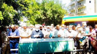 ١٦ صورة لجنازة الشهيد علي السيد الشربيني بالدقهلية | صور