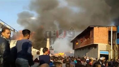 انتداب المعمل الجنائي لمعاينة حريق مشتل فى مدينة نصر