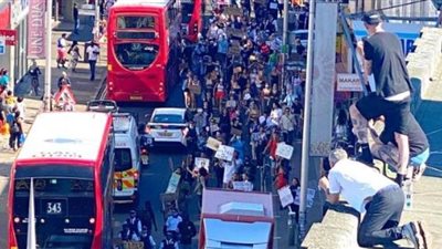 المظاهرات تضرب ألمانيا وبريطانيا وكندا تنديدا بمقتل جورج فلويد | صور