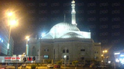 كردون أمني بمحيط مسجد الحصري بعد انفجار قنبلة