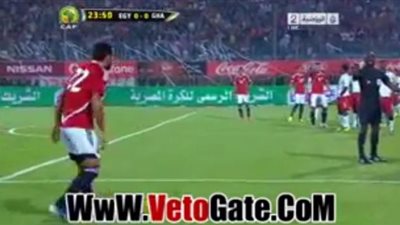 بالفيديو.. عمرو زكي يتقدم لمصر في شباك غانا بالهدف الأول