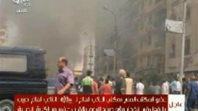 بالفيديو.. أولى لقطات محاولة اغتيال النائب العام