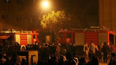 النيابة تُعاين نقطة شرطة عين حلوان بعد أن أحرقها الإخوان