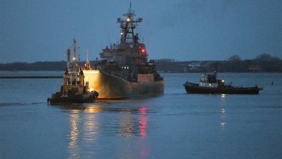 رصد سفينة تابعة للمخابرات الروسية وأخرى أمريكية للتنقيب عن النفط