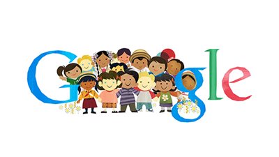 جوجل تحتفل بيوم الطفل مع خربش