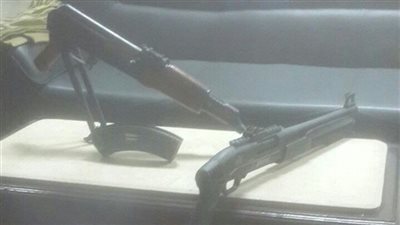 ضبط بندقية آلية وخرطوش بشبرا الخيمة