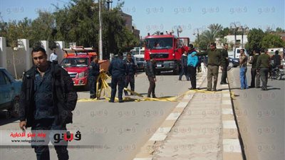 بالصور.. بلاغ كاذب عن سيارة مفخخة يثير الذعر بالوادي الجديد