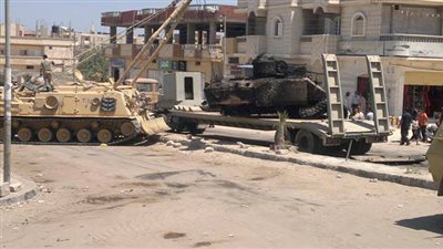 مصدر أمني: تفجير الشيخ زويد نتيجة زرع عبوة ناسفة بطريق 