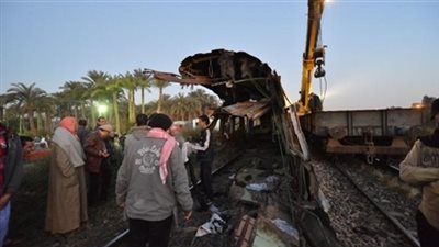 حادث قطار المنيا ناتج عن تسرع وإهمال سائق السيارة