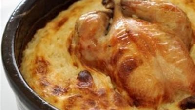 طريقة إعداد «أرز فرن» مع الدجاج