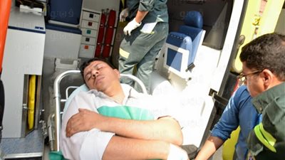 ننشر أول صور للشرطي المصاب في حادث اغتيال النائب العام