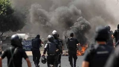 الشرطة تفض مسيرة إخوانية في «حدائق حلوان»