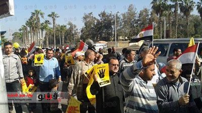 مسيرات لأنصار الإرهابية عقب صلاة الجمعة بالقليوبية