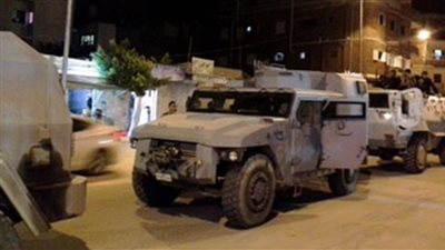 مسيرة بسيارات الشرطة في السويس لطمأنة المواطنين