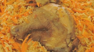 طريقة عمل الأرز البخاري مع الدجاج