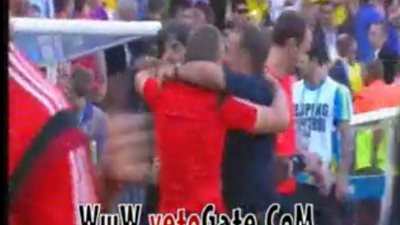 شاهد.. لحظات السعادة والحزن بين لاعبي ألمانيا وفرنسا