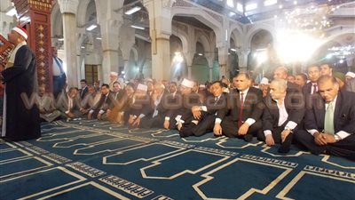 بالصور.. خطبة الجمعة بحضور وزير الأوقاف والمفتي بكفر الشيخ