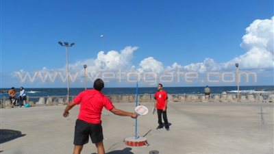 بالصور.. بدء مهرجان الرياضات الشاطئية لطلاب كليات التربية برأس البر