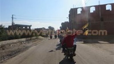 مسيرة بالدراجات النارية لأنصار الإرهابية بدمياط