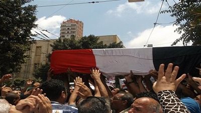 تعزيزات أمنية في جنازة شهيد مدرعة رفح