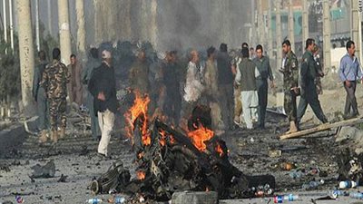 مقتل 8 ضباط فى انفجار عبوة ناسفة بأفغانستان