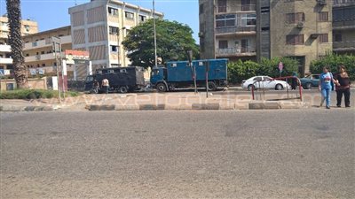 بالصور.. تعزيزات أمنية بمحيط مدرسة «هشام شتا» في الهرم