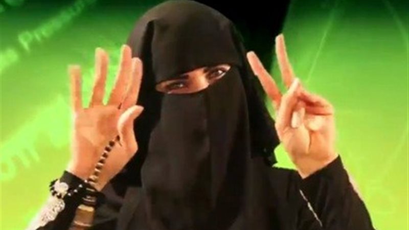 سما المصري ترقص بالنقاب