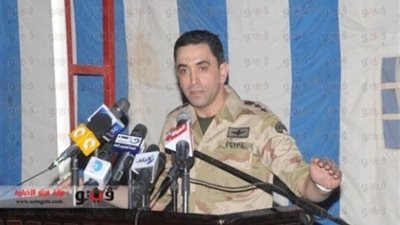 المتحدث العسكري ينفي التنسيق مع إسرائيل لضرب الإرهابيين في رفح