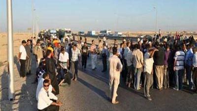 فتح طريق قنا – نجع حمادي بعد إغلاقه بسبب البوتاجاز