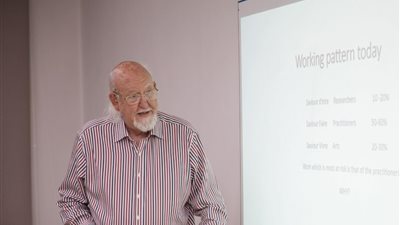 الجامعة البريطانية في مصر تستقبل ألفريدو موسكارديني لإلقاء محاضرة لأعضاء هيئة التدريس