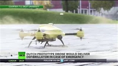 بالفيديو.. طائرة بدون طيار بديل لـ«الإسعاف» تنقذ مصابي «السكتة القلبية»