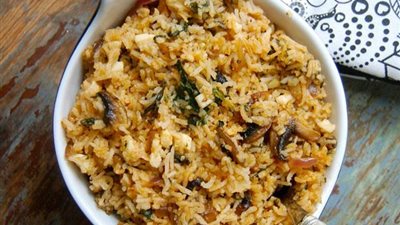 طريقة إعداد «أرز بالمشروم والجبن» من المطبخ الإيطالي