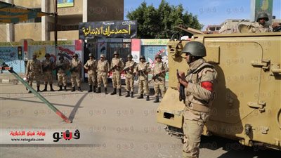 بالصور... إغلاق الطرق المؤدية إلى لجان الاستفتاء بشمال سيناء