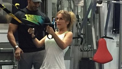 نيكول سابا في «الجيم»