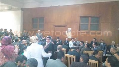 بدء اجتماع الجمعية العمومية لمحامي القليوبية بمحكمة شبرا الخيمة
