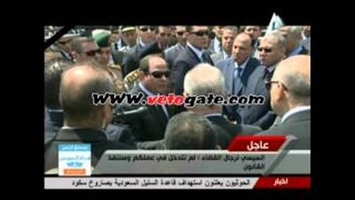 بالفيديو.. السيسي ينفعل خلال لقائه بالقضاة: «عايزين العدالة الناجزة»