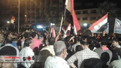 بالصور.. «حملة وطن» تنظم مسيرتين لتأييد الدستور بالمنصورة