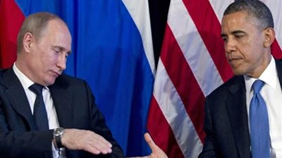 أوباما وبوتين يتناولان القهوة في لقاء لم تكشف تفاصيله بتركيا