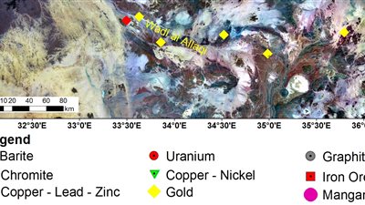 بالصور.. ننشر خريطة الثروات المعدنية بمنطقتي حلايب وشلاتين.. الذهب واليورانيوم في مقدمتها.. 