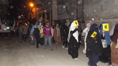 عناصر «الإرهابية» يقطعون طريق أبو سليمان بالإسكندرية