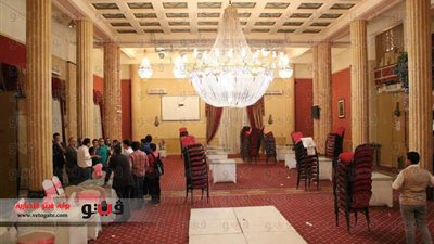 بالصور.. جميلة إسماعيل تتفقد قاعة انتخابات 