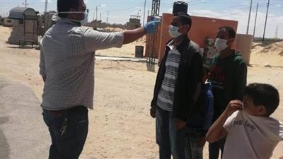 فحص 3 آلاف و276 عائدا من إجازة عيد الفطر لشمال سيناء والتنبيه بالعزل 14 يوما